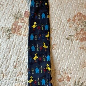 Colorful Sesame Street character Tie